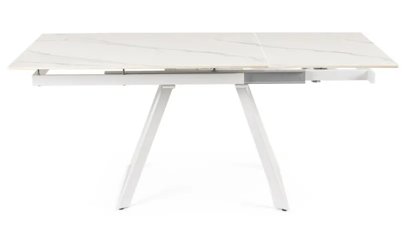Clearance Bizzotto TAVOLO ALL. REETA 120/180X90 BIANCO/BIAN