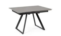 Online Bizzotto TAVOLO ALL. REETA 120/180X90 NERO/GRIGIO