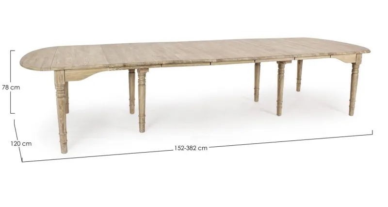 Best Bizzotto TAVOLO ALLUNGABILE IN LEGNO - BEDFORD