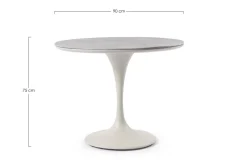 Sale Bizzotto TAVOLO ARNOLD D90 PELICAN