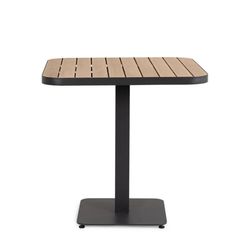Bizzotto TAVOLO BELMAR 75X75 ANTRACITE YK13