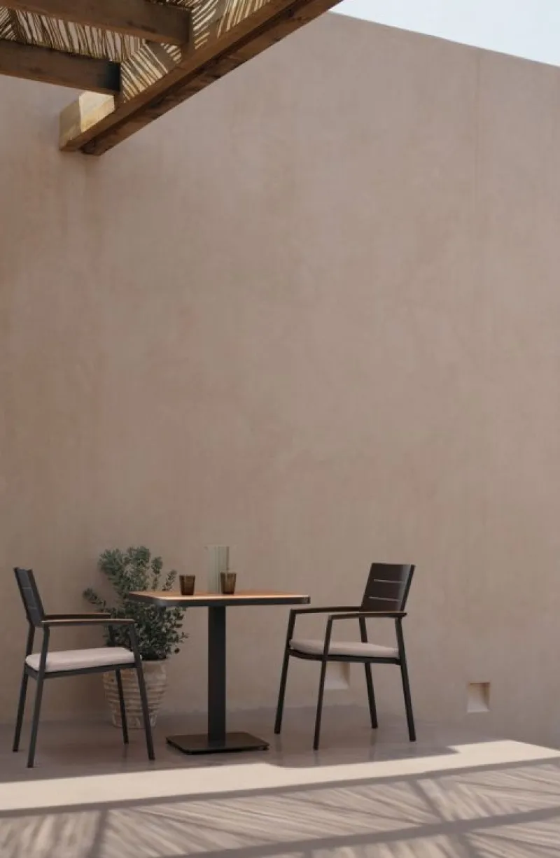 Bizzotto TAVOLO BELMAR 75X75 ANTRACITE YK13