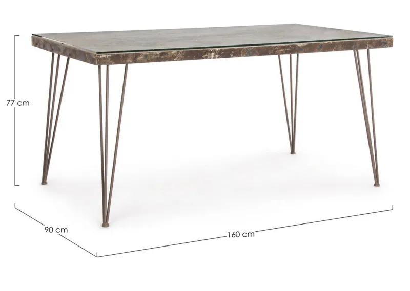 New Bizzotto TAVOLO FISSO IN CEMENTO - ATLANTIDE