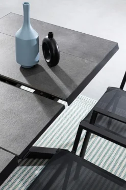 Best Bizzotto TAVOLO IN ALLUMINIO ANTRACITE JX55 - ROBERT