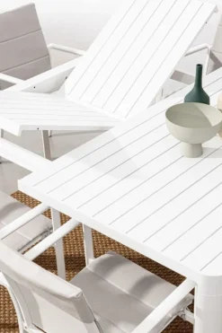 Hot Bizzotto TAVOLO IN ALLUMINIO BIANCO CX21 - KIPLIN