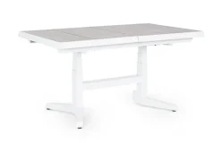 Best Bizzotto TAVOLO IN ALLUMINIO BIANCO JX11 - ROBERT