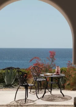 Discount Bizzotto TAVOLO IN ALLUMINIO D80 ANTARCITE - VICTORIA