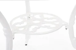 New Bizzotto TAVOLO IN ALLUMINIO D80 BIANCO - VICTORIA