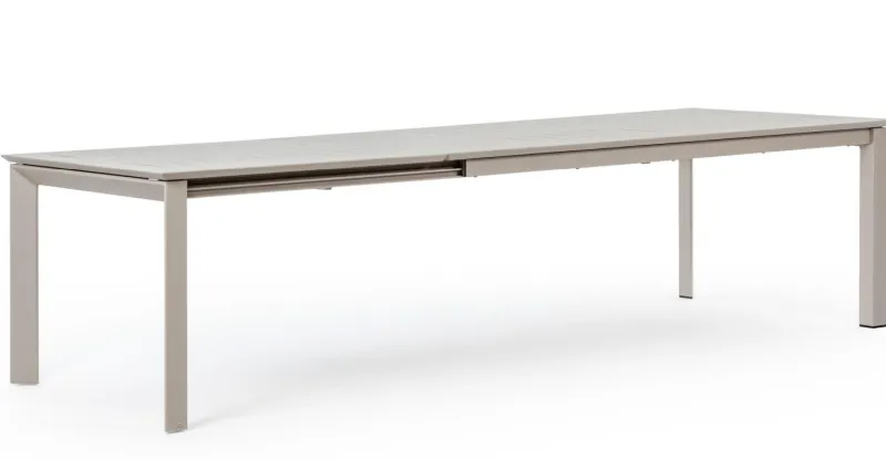 Discount Bizzotto TAVOLO IN ALLUMINIO 200/300X110 - KONNOR RASTIN