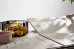 Discount Bizzotto TAVOLO IN ALLUMINIO 200/300X110 - KONNOR RASTIN