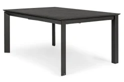 Outlet Bizzotto TAVOLO IN ALLUMINIO 110/160X160 ANTRACITE CX23 - KONNOR