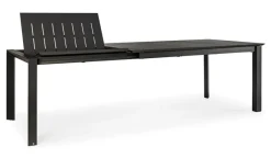 Clearance Bizzotto TAVOLO IN ALLUMINIO 160/240X100 ANTRACITE CX23 - KONNOR