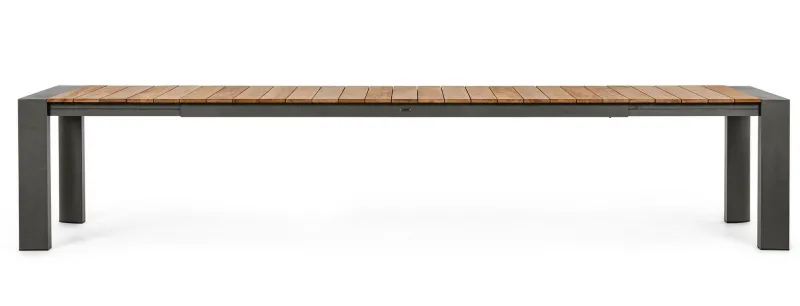 Bizzotto TAVOLO IN ALLUMINIO 253/319/384X110 ANTRACITE GK52 - CAMERON