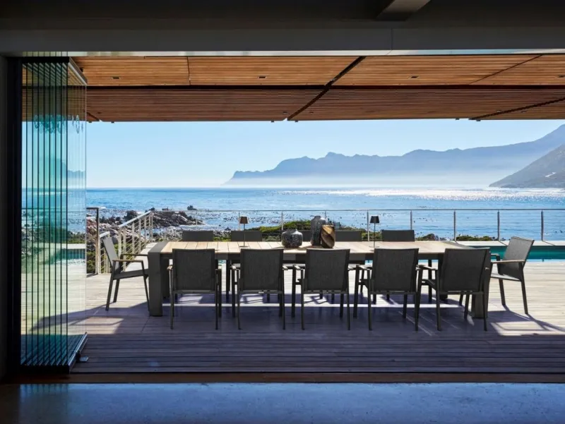 Bizzotto TAVOLO IN ALLUMINIO 253/319/384X110 ANTRACITE GK52 - CAMERON