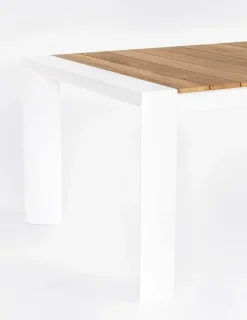 Bizzotto TAVOLO IN ALLUMINIO 228-294X100 BIANCO GK50 - CAMERON