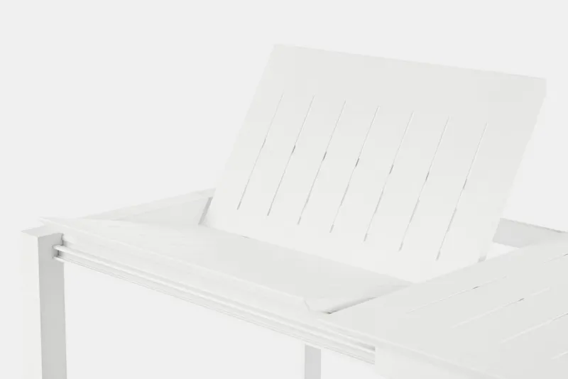 Hot Bizzotto TAVOLO IN ALLUMINIO 160/240X100 BIANCO CX21 - KONNOR