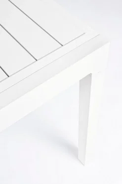 Bizzotto TAVOLO IN ALLUMINIO 83/166X80 BIANCO YK11 - PELAGIUS