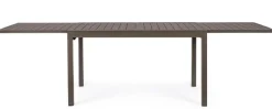 Sale Bizzotto TAVOLO IN ALLUMINIO 135-270X90 COFFEE YK14 - PELAGIUS