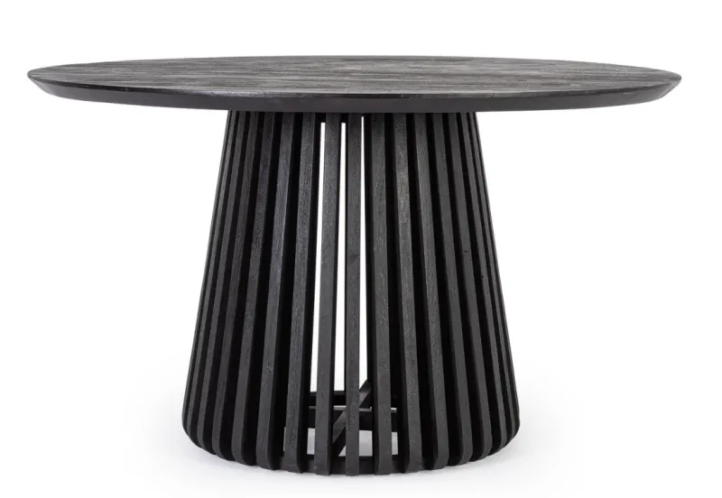 Discount Bizzotto TAVOLO IN LEGNO NERO D130 - ODION