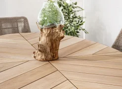 Hot Bizzotto TAVOLO IN TEAK BIANCO RT01 - PALMDALE