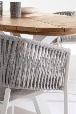 Hot Bizzotto TAVOLO IN TEAK BIANCO RT01 - PALMDALE