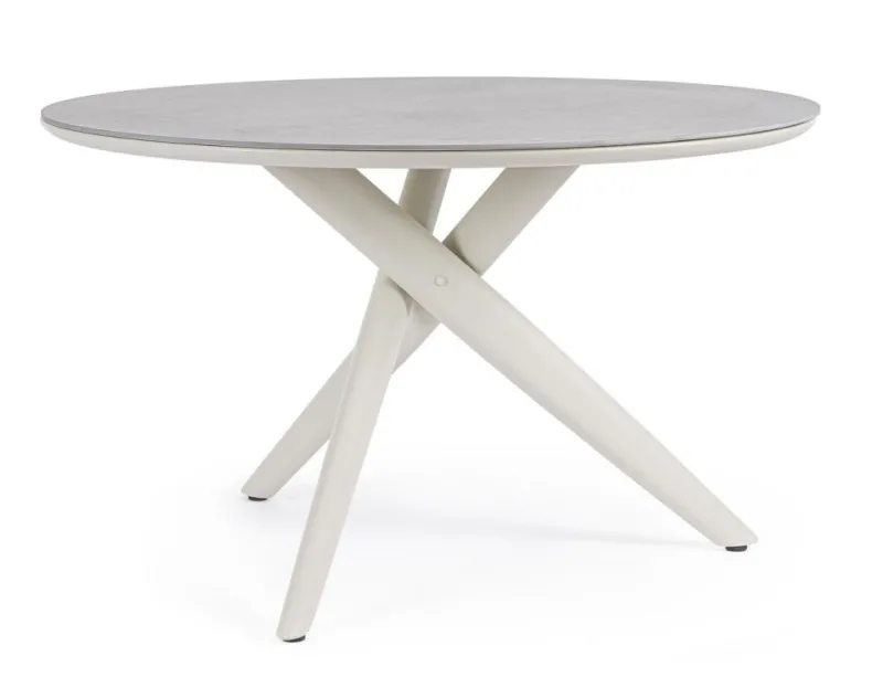 Sale Bizzotto TAVOLO JULIAN D120 PELICAN