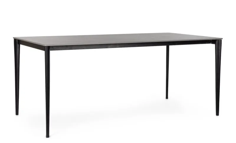 Discount Bizzotto TAVOLO REIJA 180X90 NERO/GRIGIO
