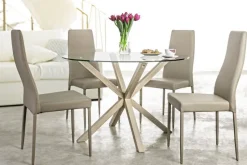 Discount Bizzotto TAVOLO ROTONDO IN VETRO - MAY