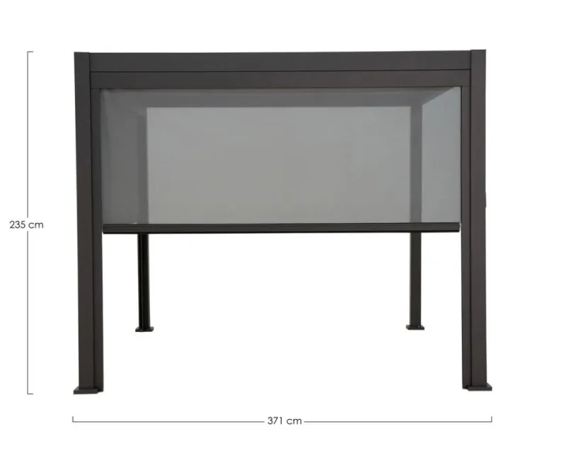 Discount Bizzotto TENDA RULLO PERGOLA OCEAN LATO 4M ANTR