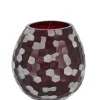 Outlet Bizzotto VASO SAMPUR VT BORDEAUX H19,5