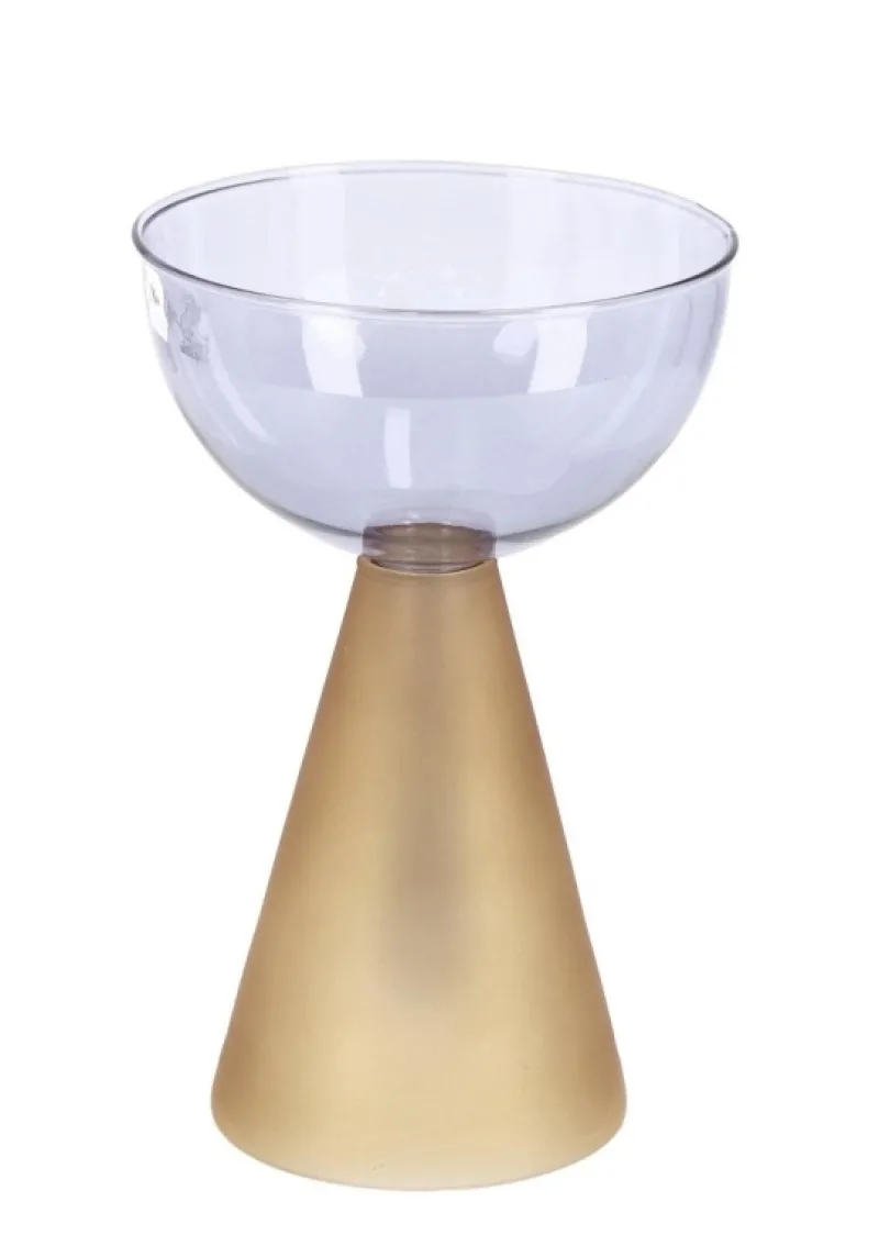 New Bizzotto VASO TEMPEL VT BLU ARANCIO H20,5