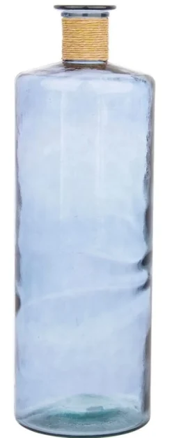 Outlet Bizzotto VASO VT ROTANG BLU COBALTO H79