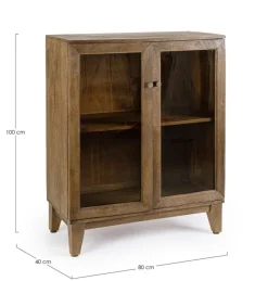 Sale Bizzotto VETRINA IN LEGNO H100 - REMINGTON